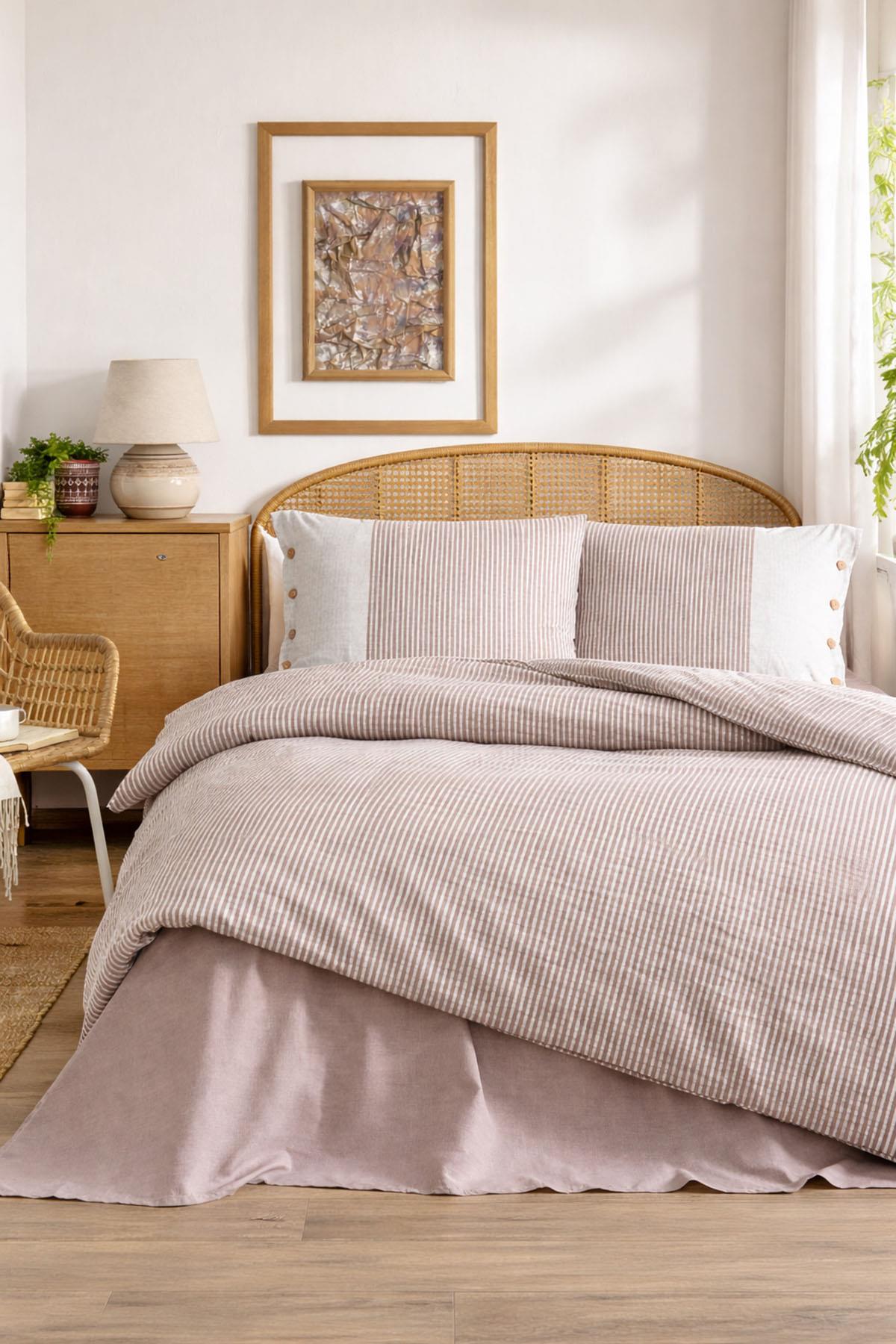 Özdilek Natural Line Battal Boy King Nevresim Takımı - SOMON