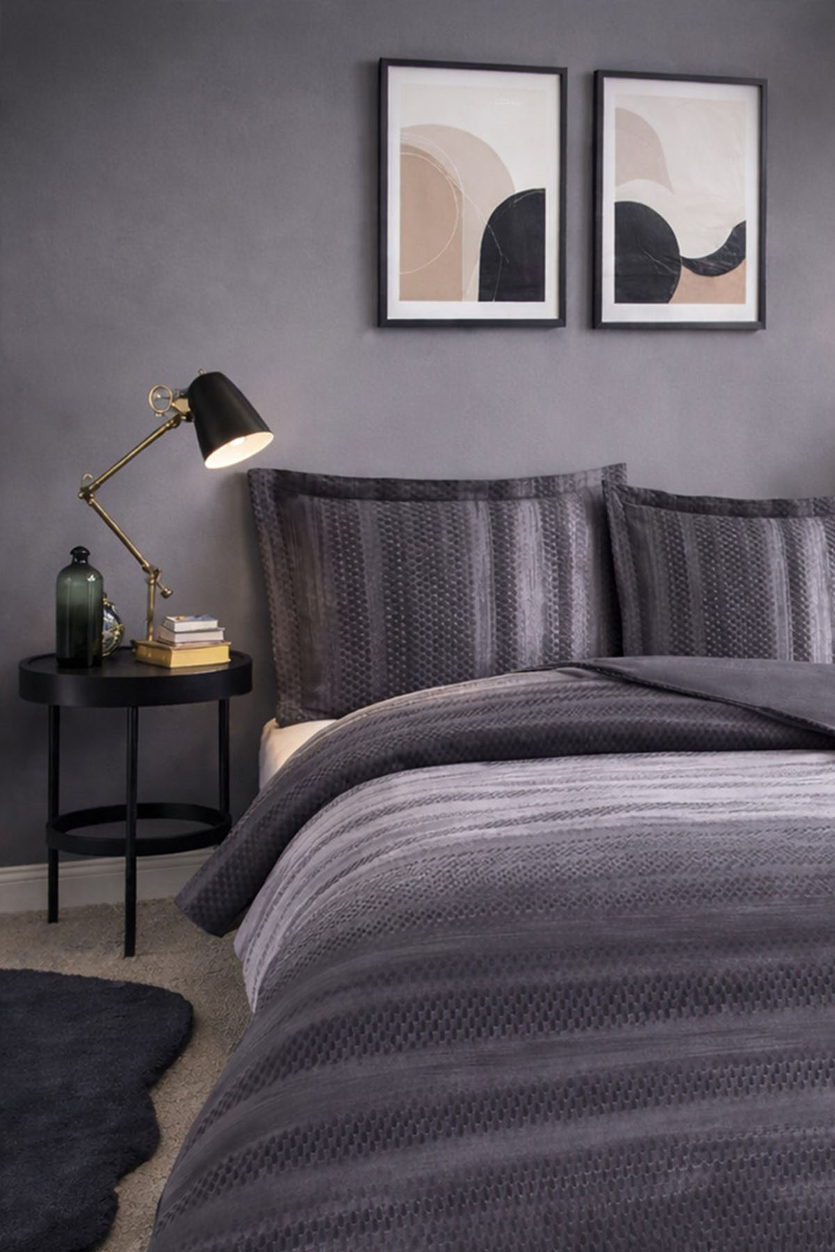 Özdilek Notte Battal Boy King Nevresim Takımı - ANTRASİT