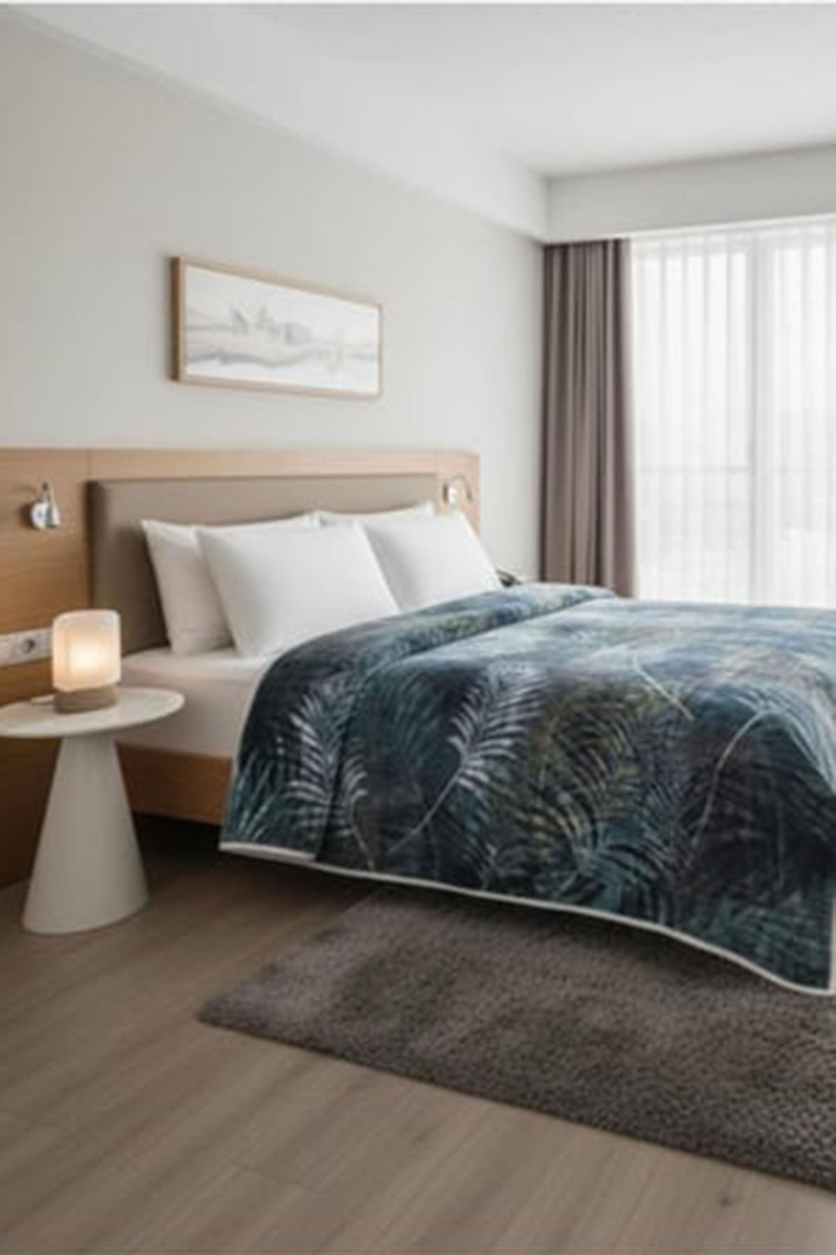 Özdilek Prime Çift Kişilik Golden Palm Battaniye