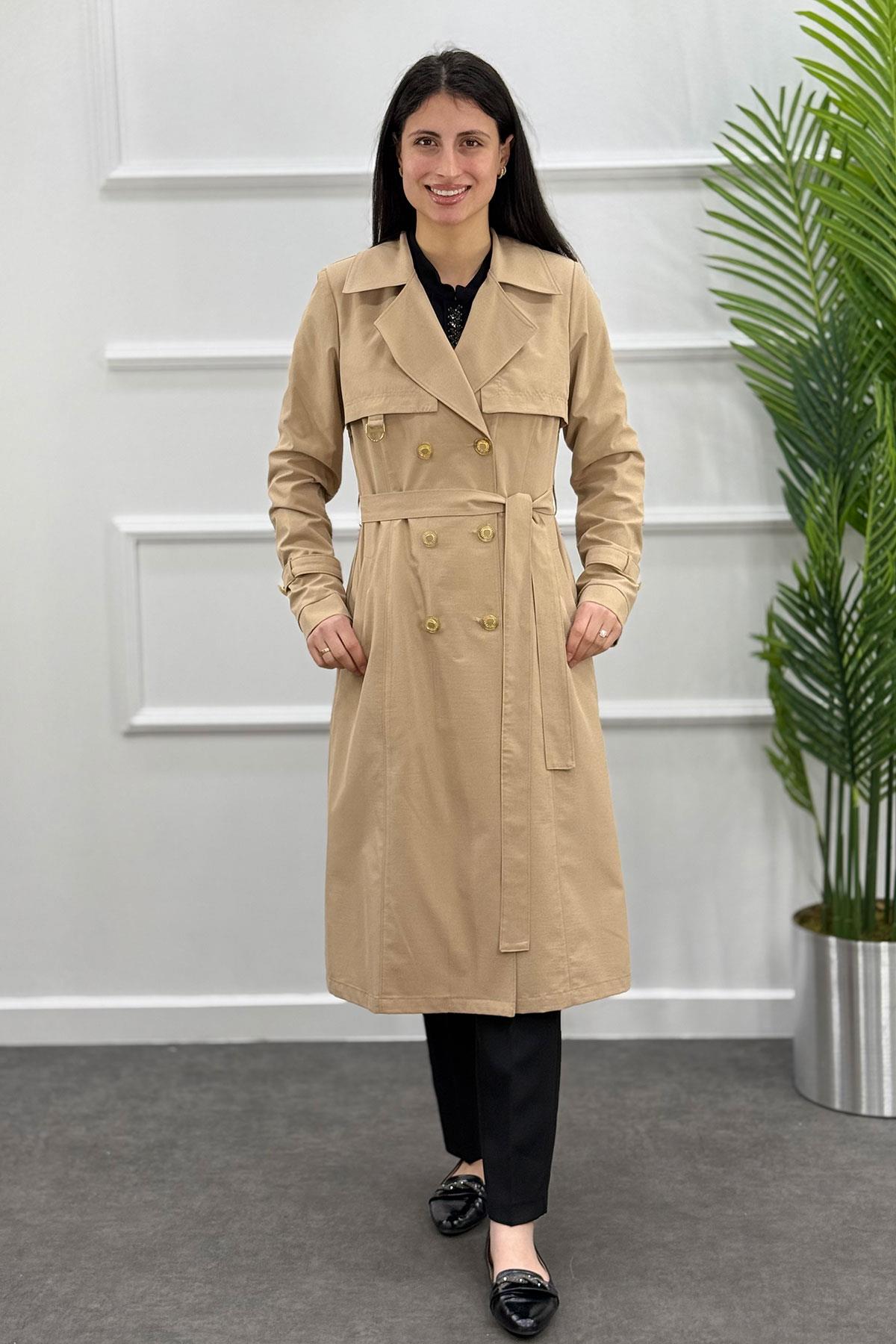 3389 Alyaka Trenç Kap - Camel