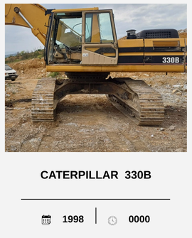 1998 Caterpillar 330B Ekskavator