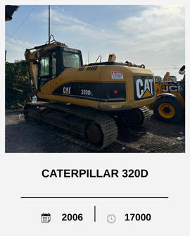 Caterpillar 320d Ekskavatör