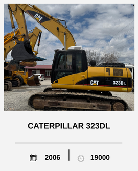 Caterpillar 323D Ekskavatör