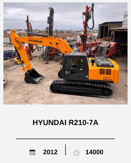 2012 Hyundai R210 Excavator