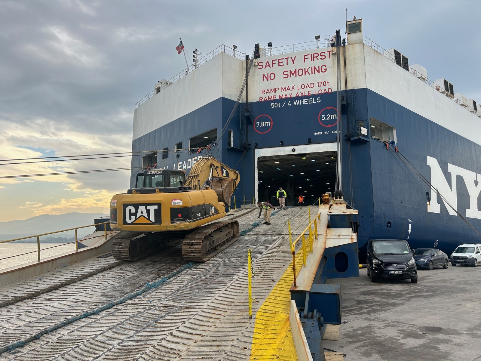 Экспорт подержанной строительной техники из Турции