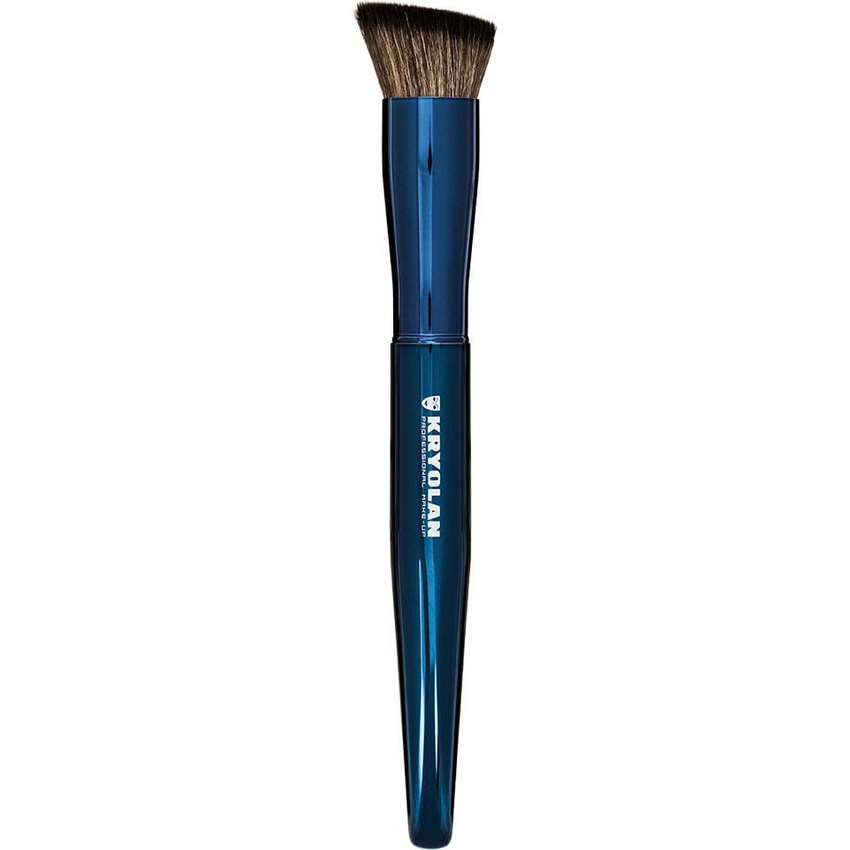 Kryolan Blue Master Skin Perfecter Brush Large Açılı Ten Makyajı Fırçası