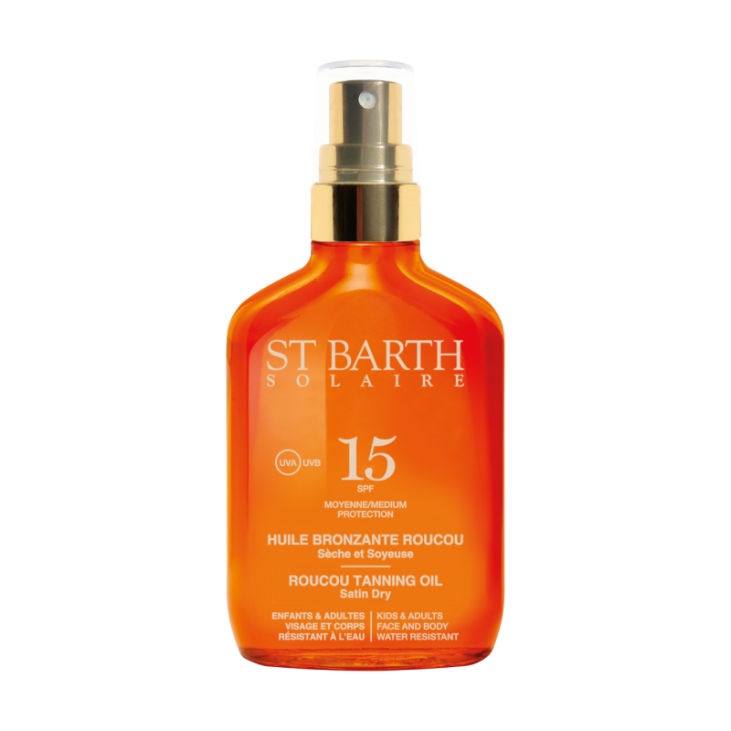 Ligne St. Barth Roucou Oil Spf 15 - Roucou Orta Bronzlaştırıcı Yağ 100 ML