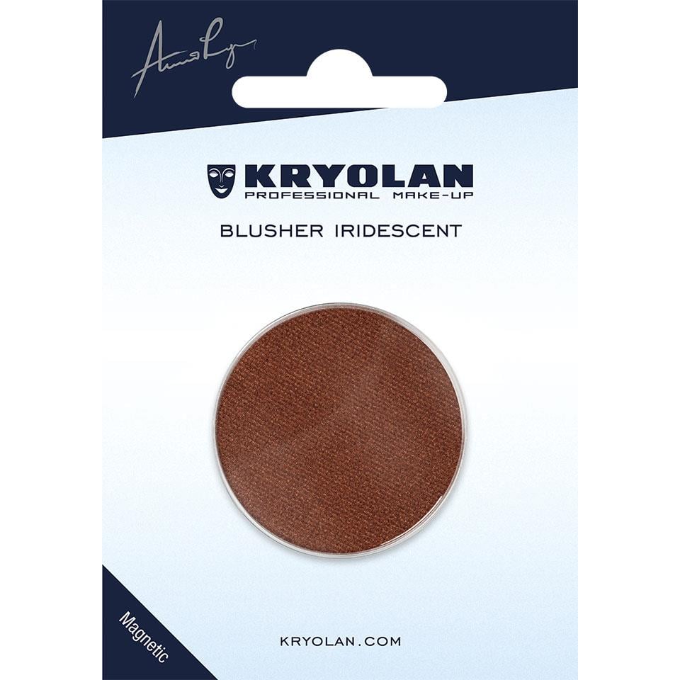 Kryolan Blusher Iridescent Refill 36mm BROWN G