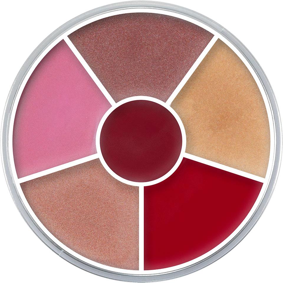 Kryolan Lip Shine Circle 6lı Ruj Çarkı 25g