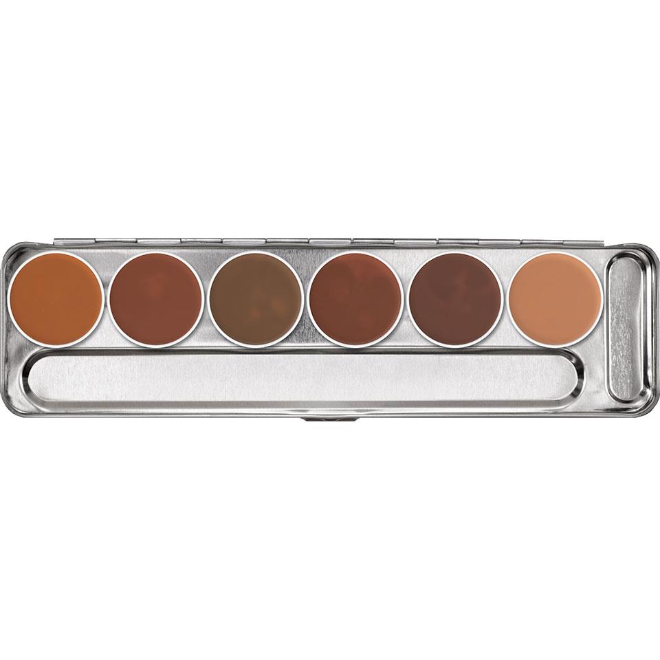 Kryolan Dermacolor Camouflage Creme Palette 6 Colors 20g