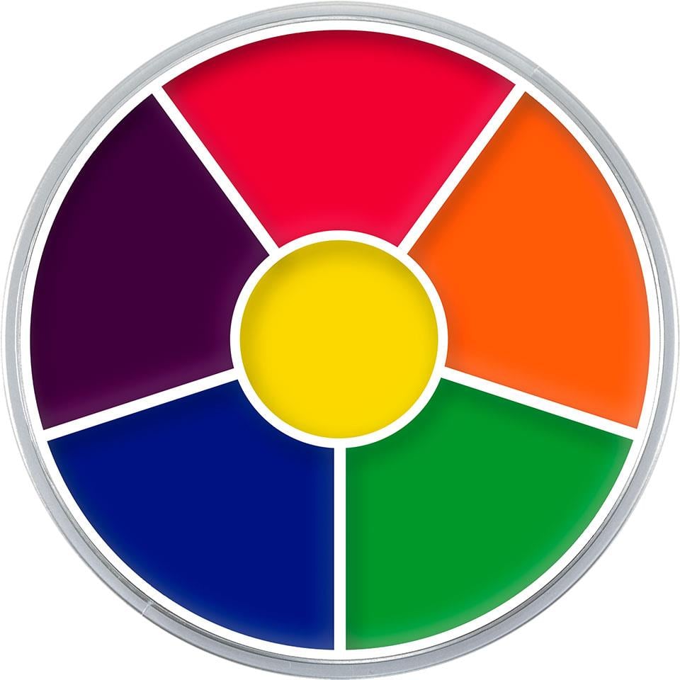 Kryolan Cream Color Circle UV-Dayglow Çarkı 30g