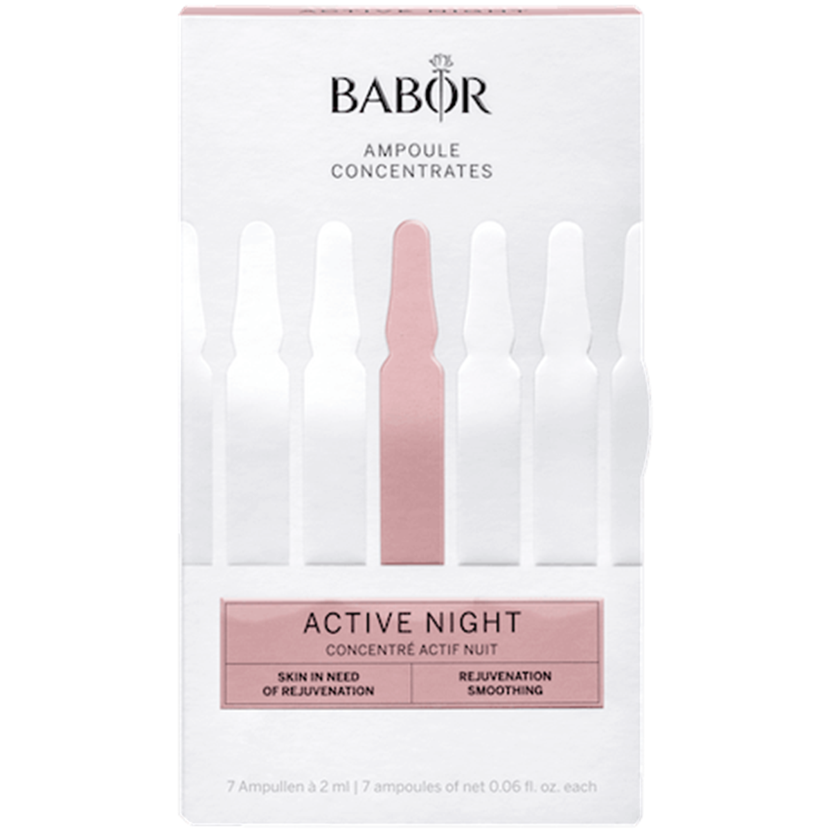 Babor Active Night Ampoule Gece Boyunca Yeniden Yapılandırıcı Ampul Konsantresi 7x2 ml