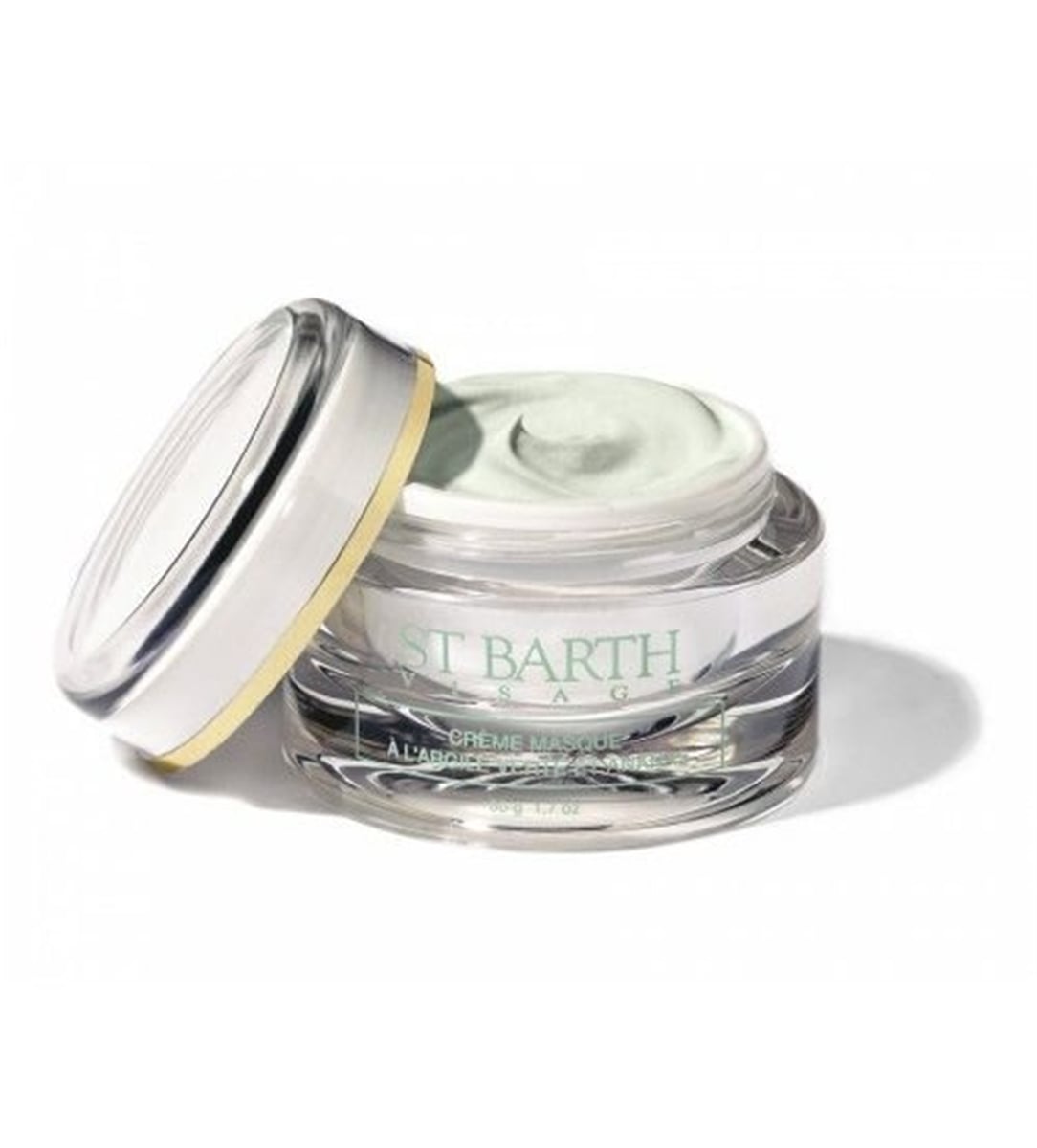 Ligne St. Barth Cream Mask With Green Clay and Pineapple-Yağlı,Karma ve Problemli Ciltler için Arındırıcı Sebum Dengeleyici Maske 50 GR