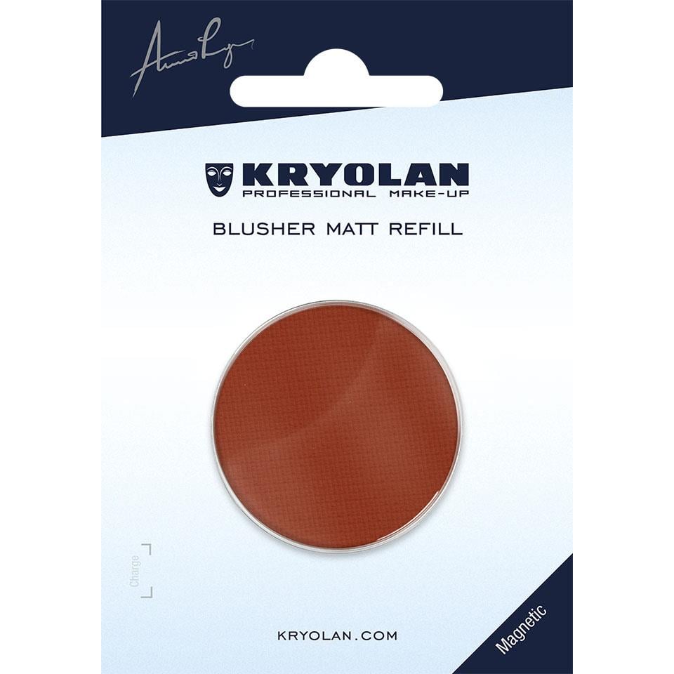 Kryolan Blusher Matt Refill 36mm SHADING BROWN