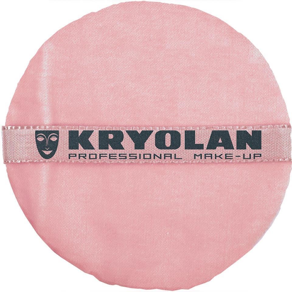  Kryolan Premium Powder Puff - Pudra Pufu Black 10cm