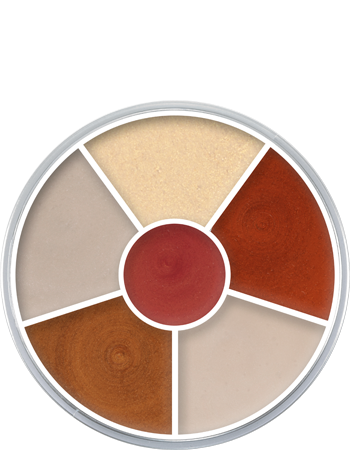 Kryolan Cream Color Circle Interferenz Işıltılı Krem Makyaj Çarkı 30g