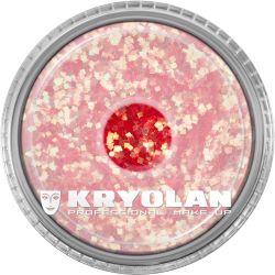Kryolan Polyester Glimmer 4 g Coarse - Çok Amaçlı İri Taneli Far - 02901-01 PASTEL PINK