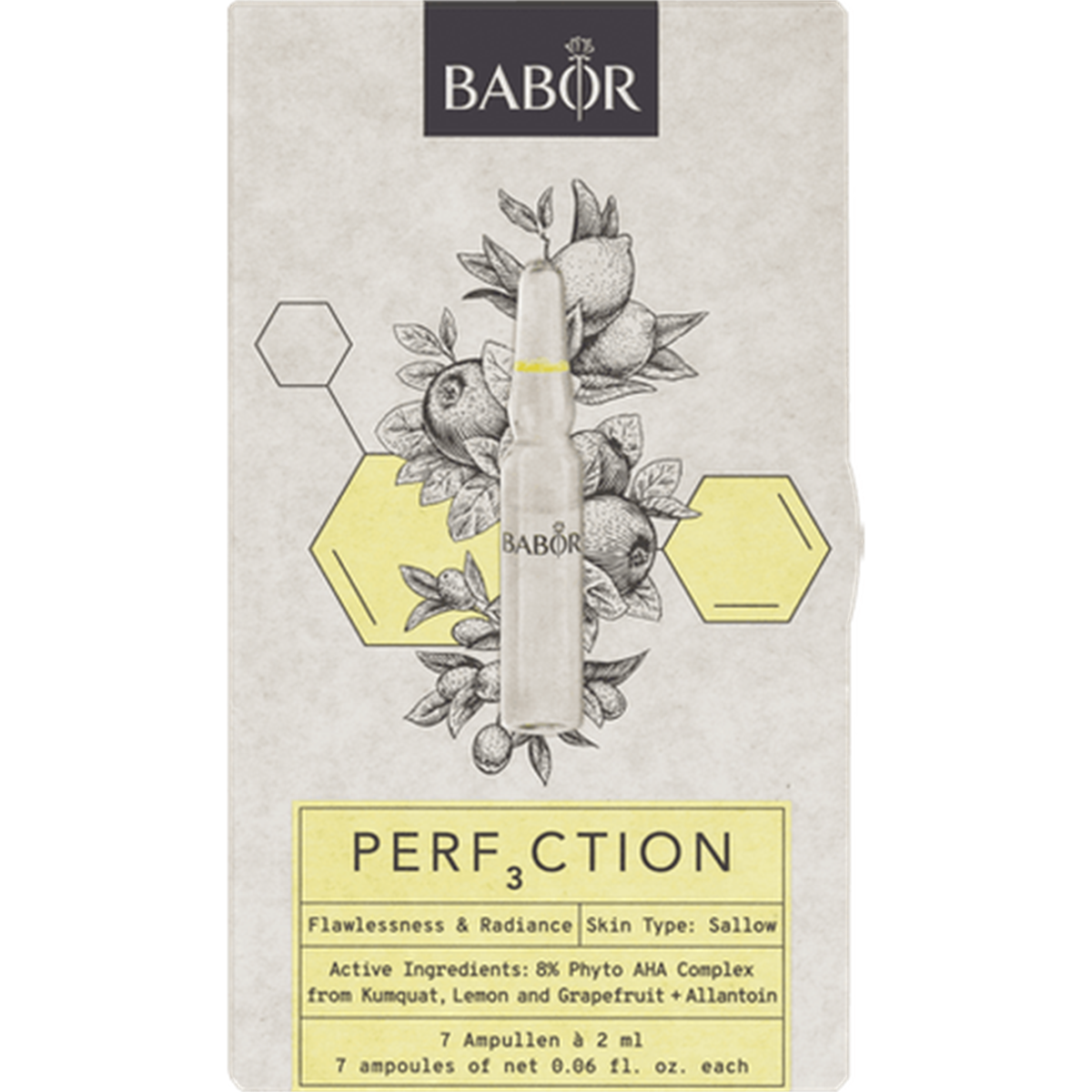 Babor Perfection Ampoule Set AHA Formüllü Cilt Mükemmelleştirici Ampul 7x2
