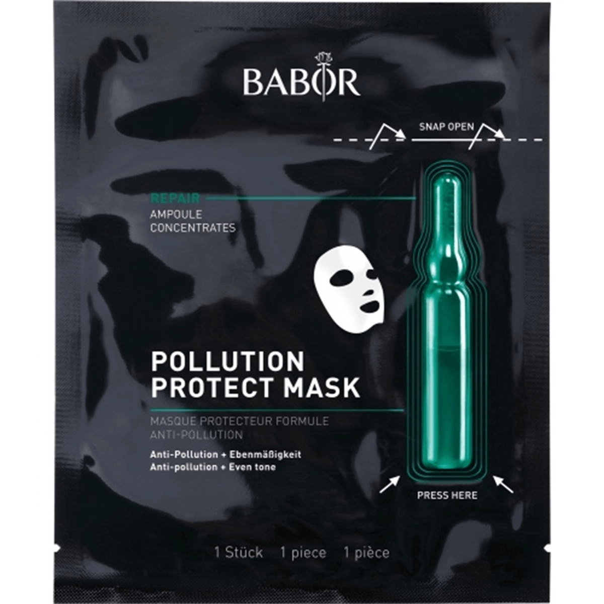 Babor Pollution Protect Mask Prebiyotik Ve Antioksidan Formüllü Canlandırıcı Etkili Ampul Konsantreli Kağıt Maske