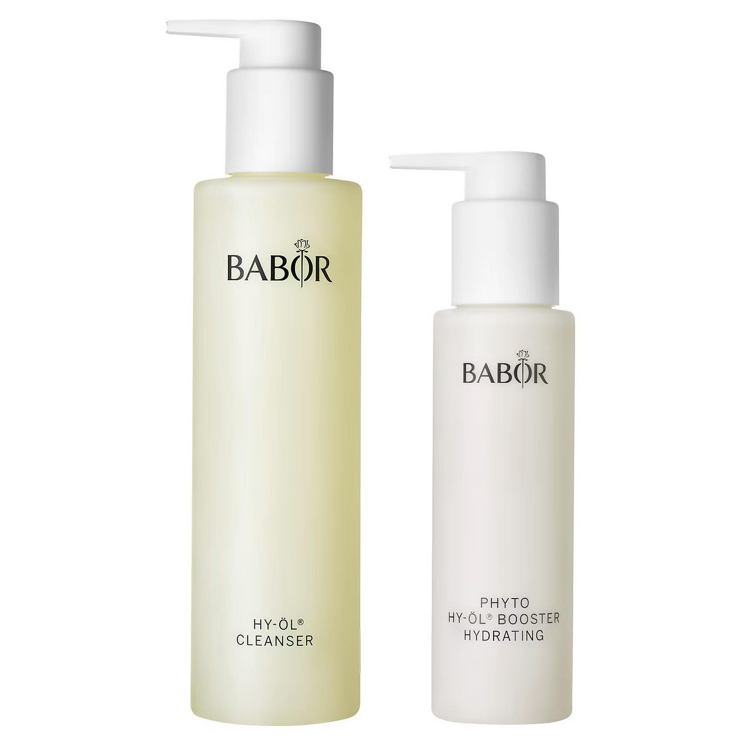 Babor HY-ÖL Cleanser & Phyto HY-ÖL Booster Hydrating Set Kuru Ciltler İçin Hidrofilik Temizleme Yağı Ve Bitki Özlü Baz İkilisi - 401663