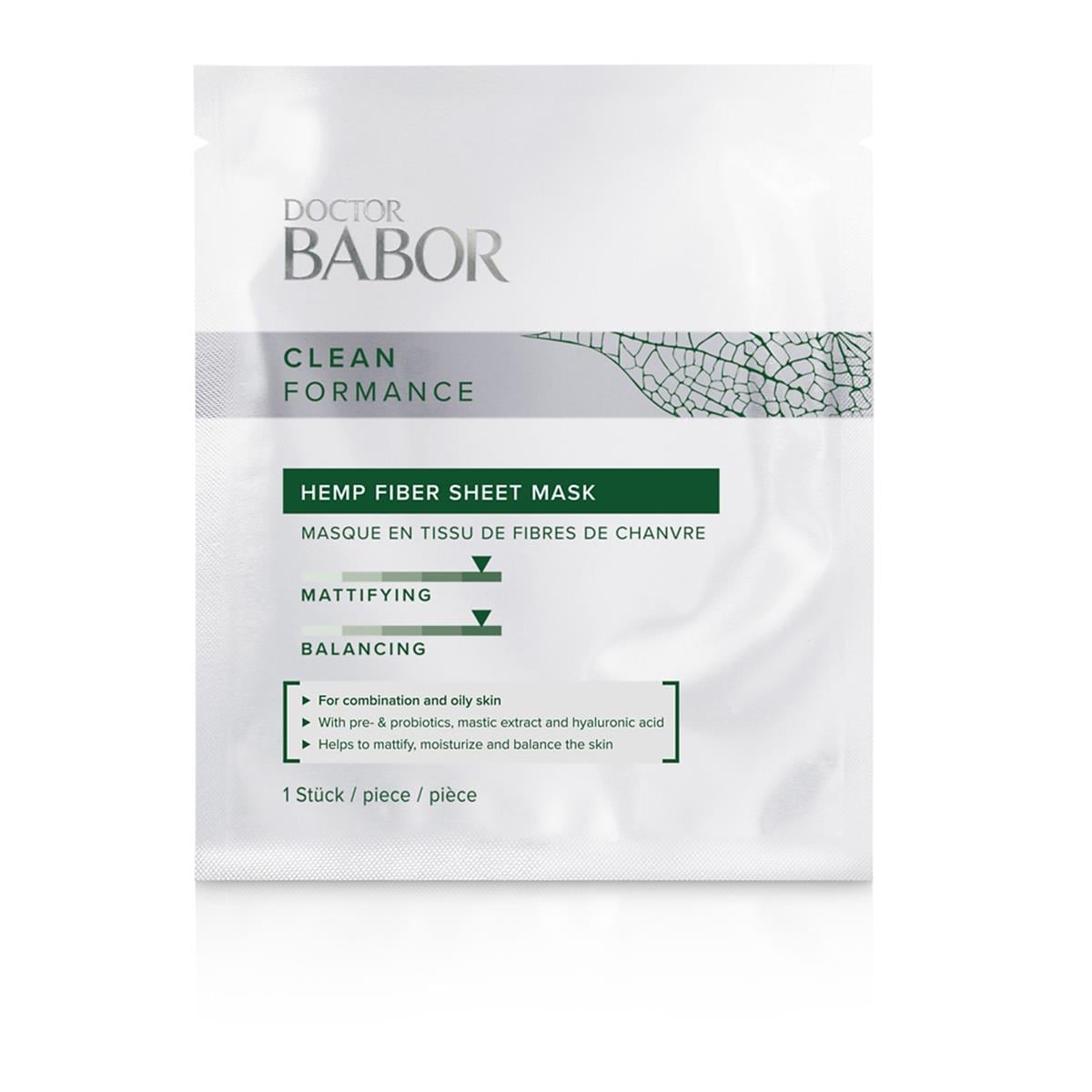 Doctor Babor Cleanformance Kenevir Lifli Cilt Bakım Maskesi 1 Adet 