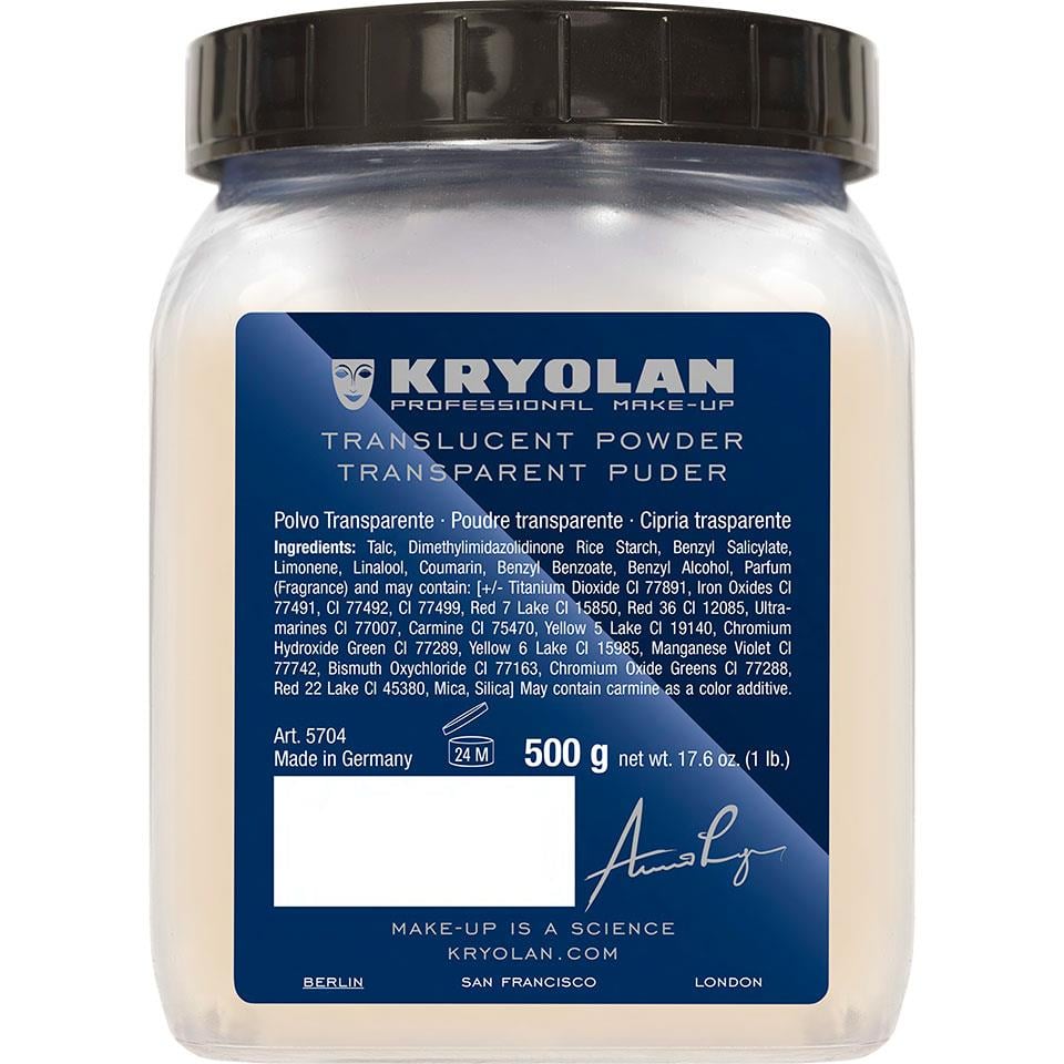 Kryolan Translucent Powder Transparan Pudra 500g - 05704 TL4