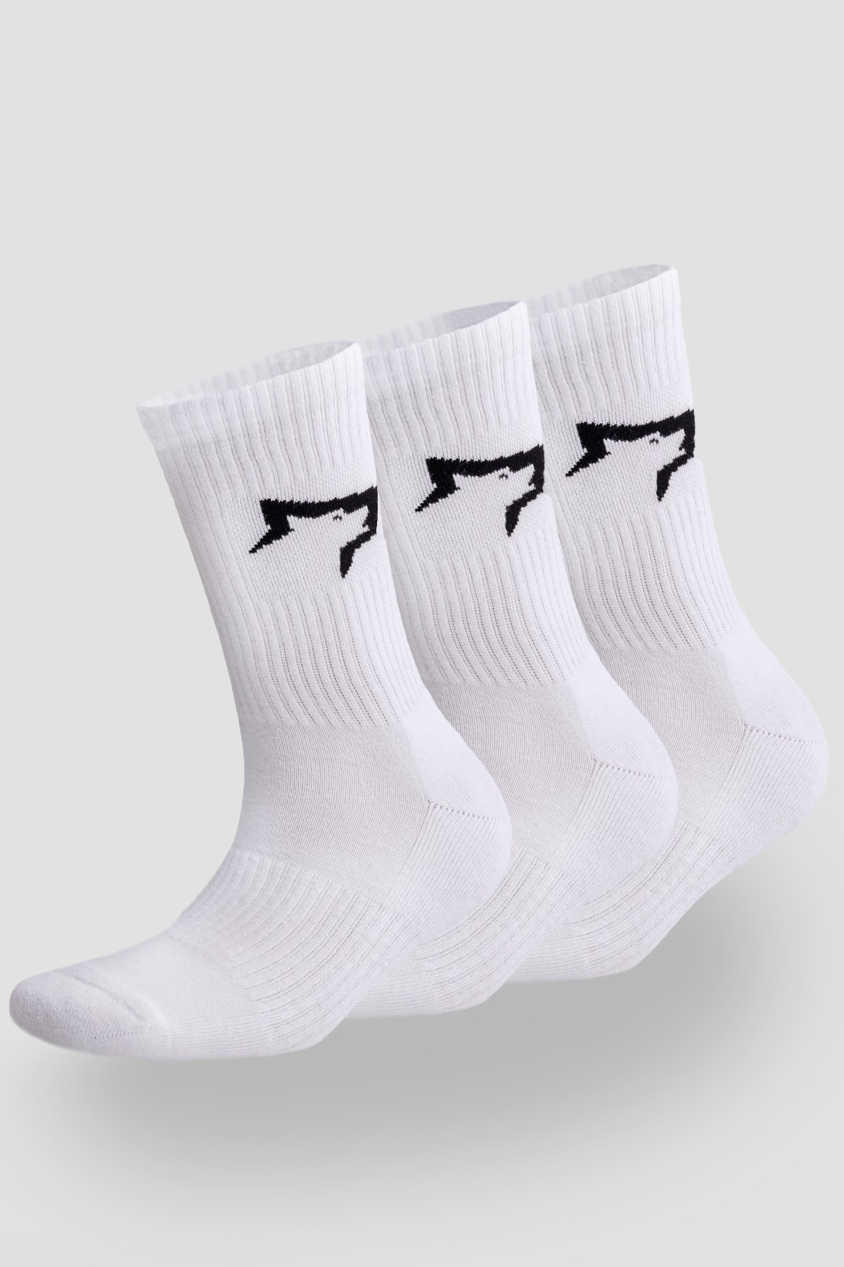 Gymwolves Beyaz Fitness Çorabı