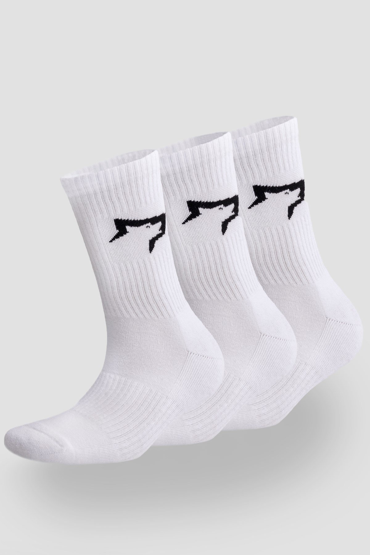 Gymwolves Beyaz Atlatik Çorap