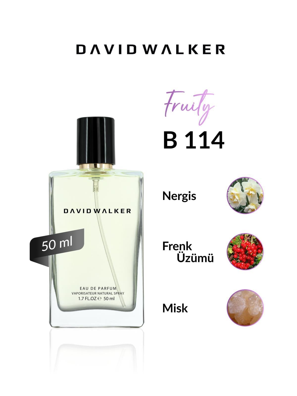 David Walker B114 Fragaria 50 ml Kadın Parfüm | Fruity