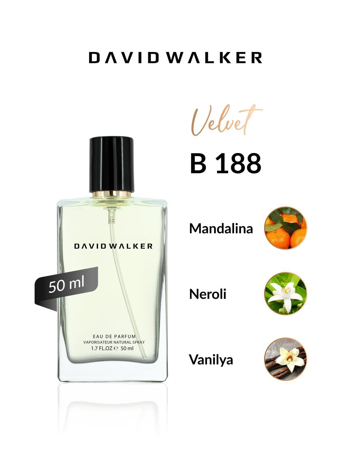 David Walker B188 Surrender 50 ml Kadın Parfüm | Velvet