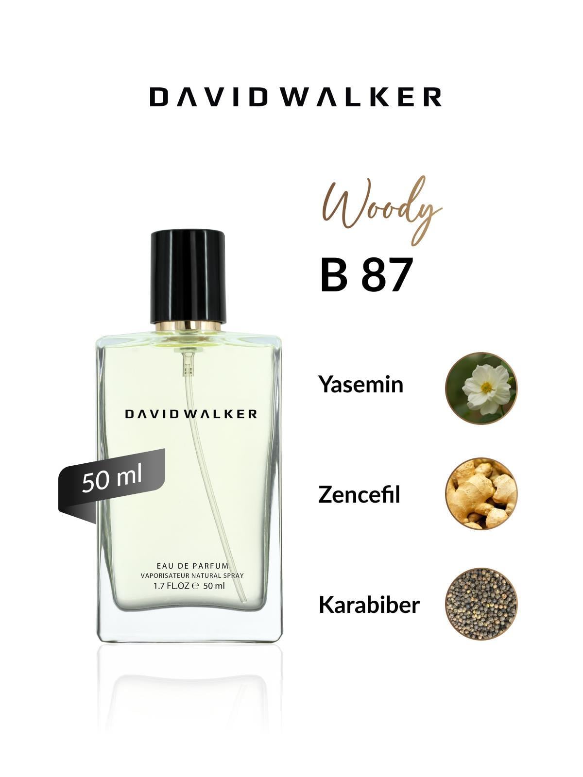 David Walker B87 Becjkir 50 ml Kadın Parfüm | Woody