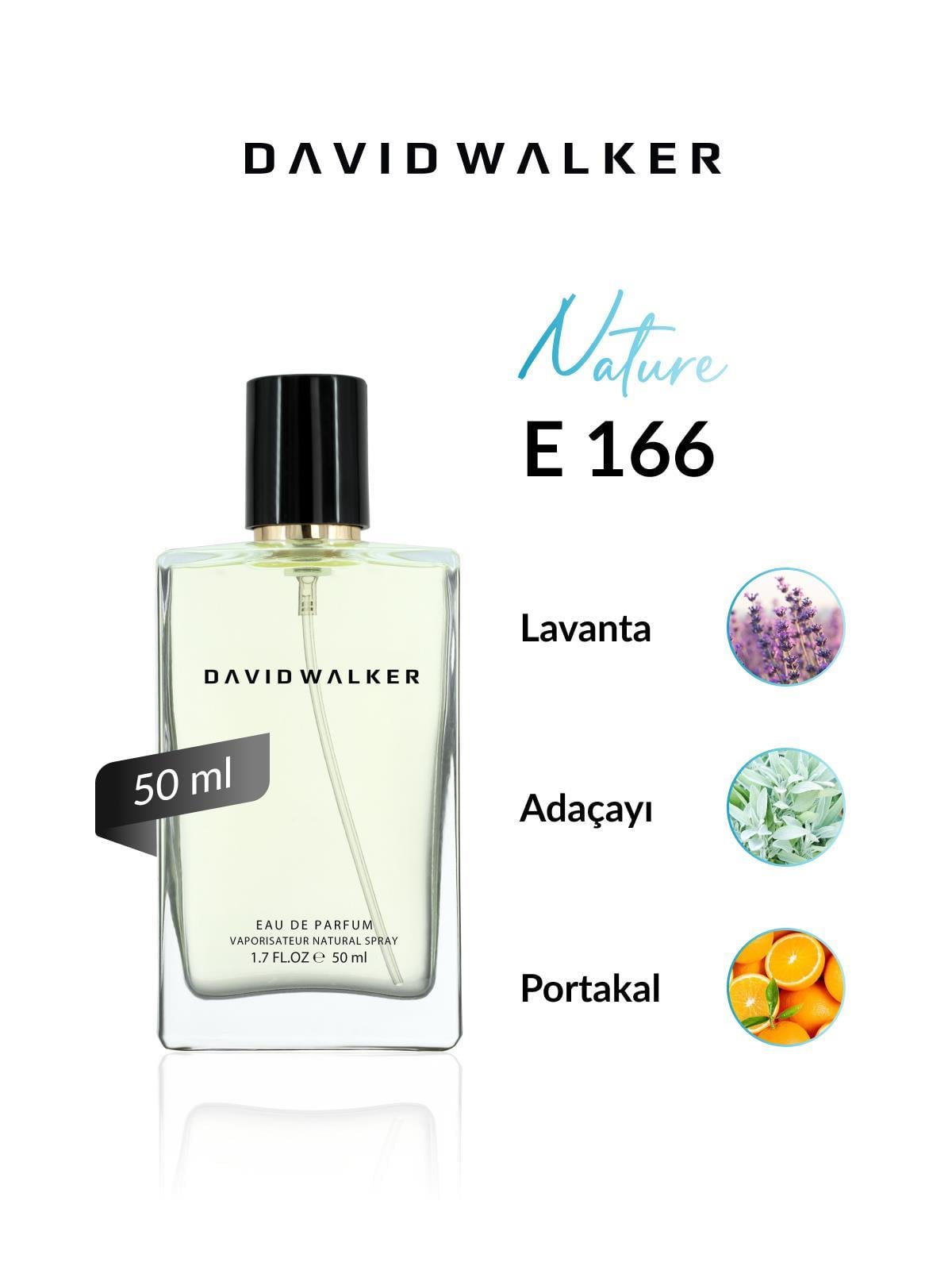 David Walker E166 Egos 50 ml Erkek Parfüm | Nature