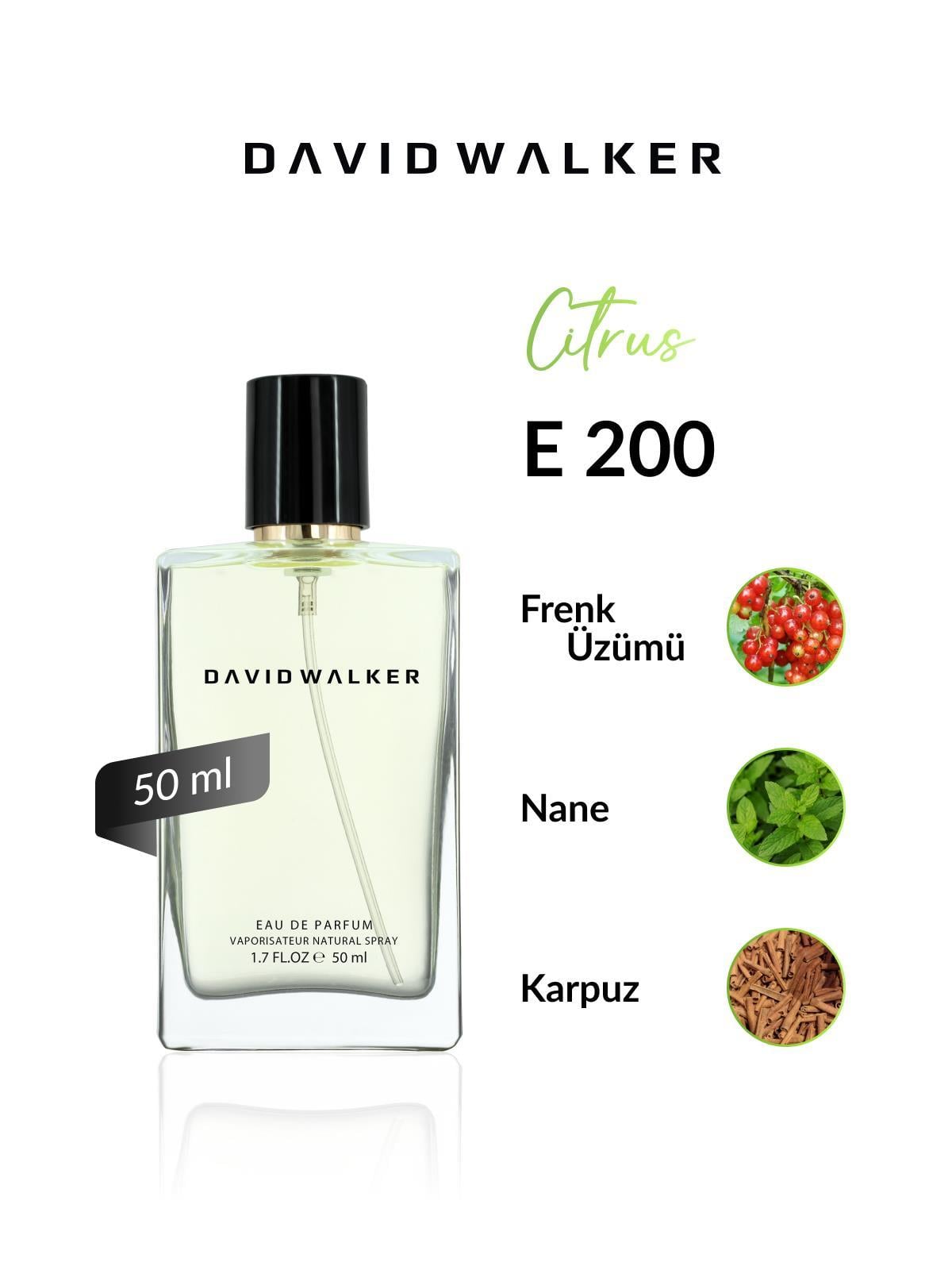 David Walker E200 Casttle 50 ml Erkek Parfüm | Citrus