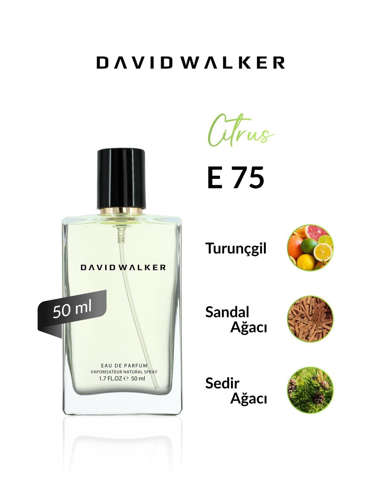 David Walker E75 Dustin 50 ml Erkek Parfüm | Citrus