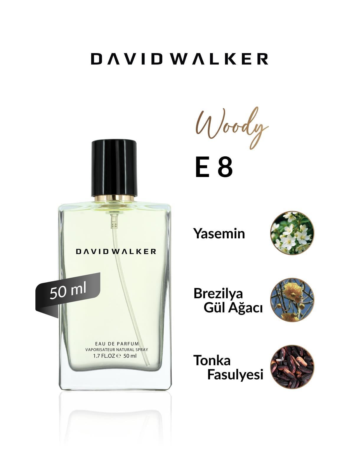 David Walker E8 Navigeteur 50 ml Erkek Parfüm | Woody