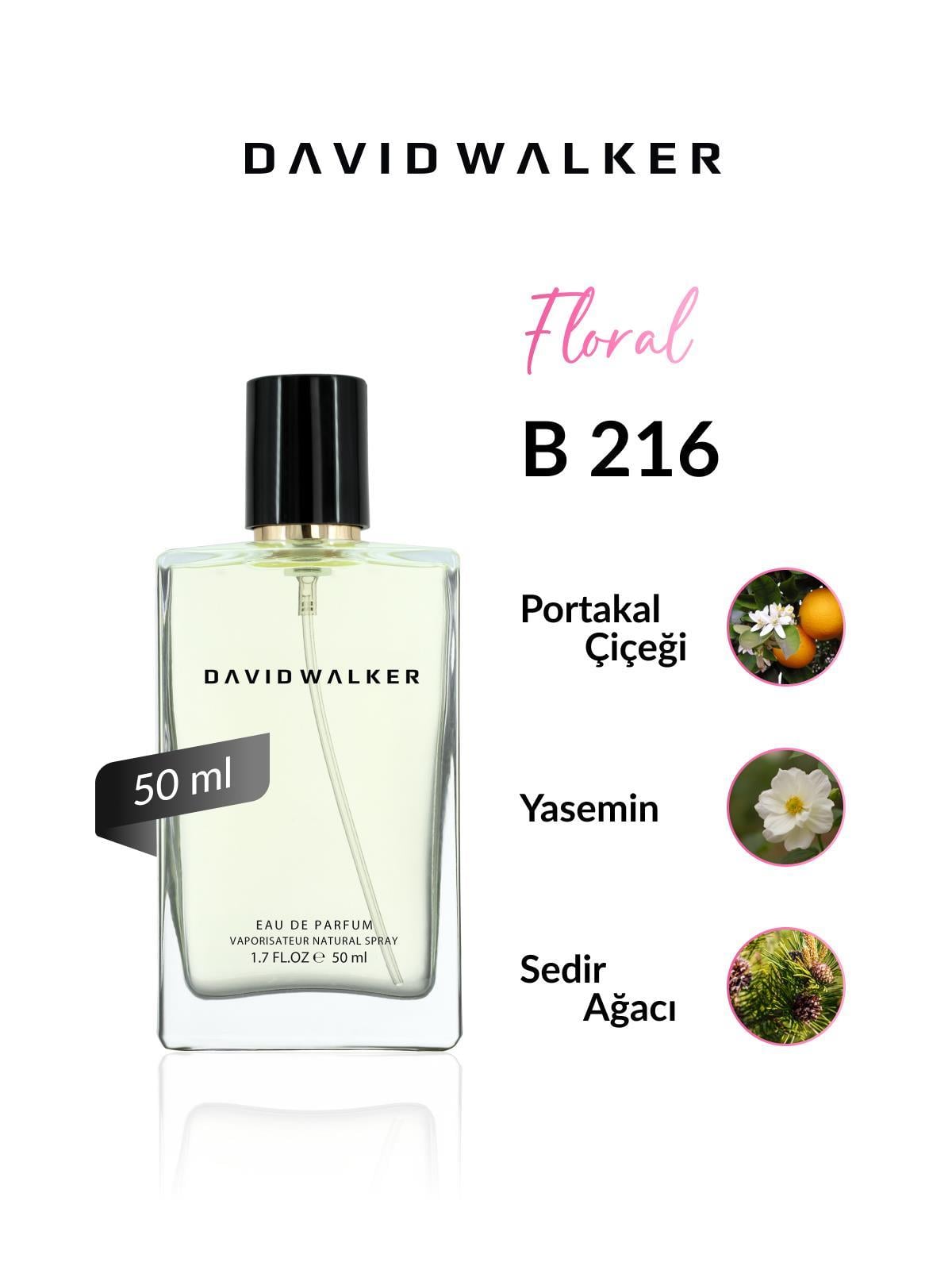 David Walker Exclusive B216 Cassini 50 ml Kadın Parfüm | Floral