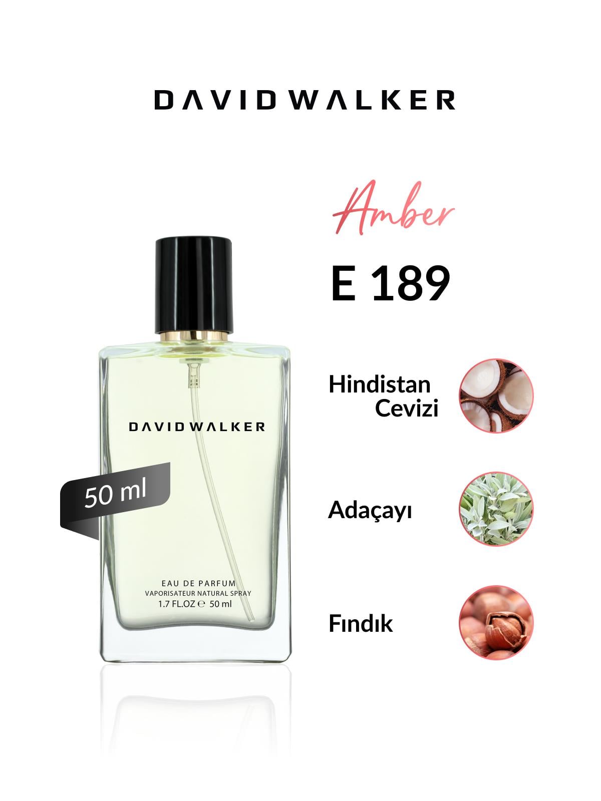 David Walker Nite E189 50 ml  Erkek Parfümü