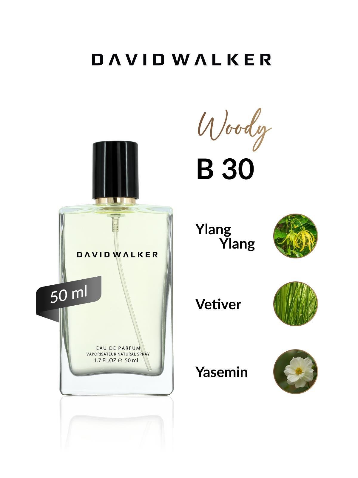 David Walker B30 Rakelli 50 ml Kadın Parfüm | Woody