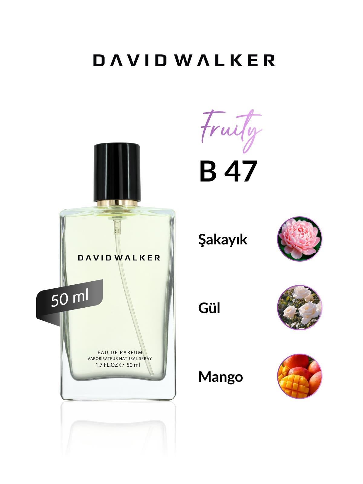 David Walker B47 Satival 50 ml Kadın Parfüm | Fruity
