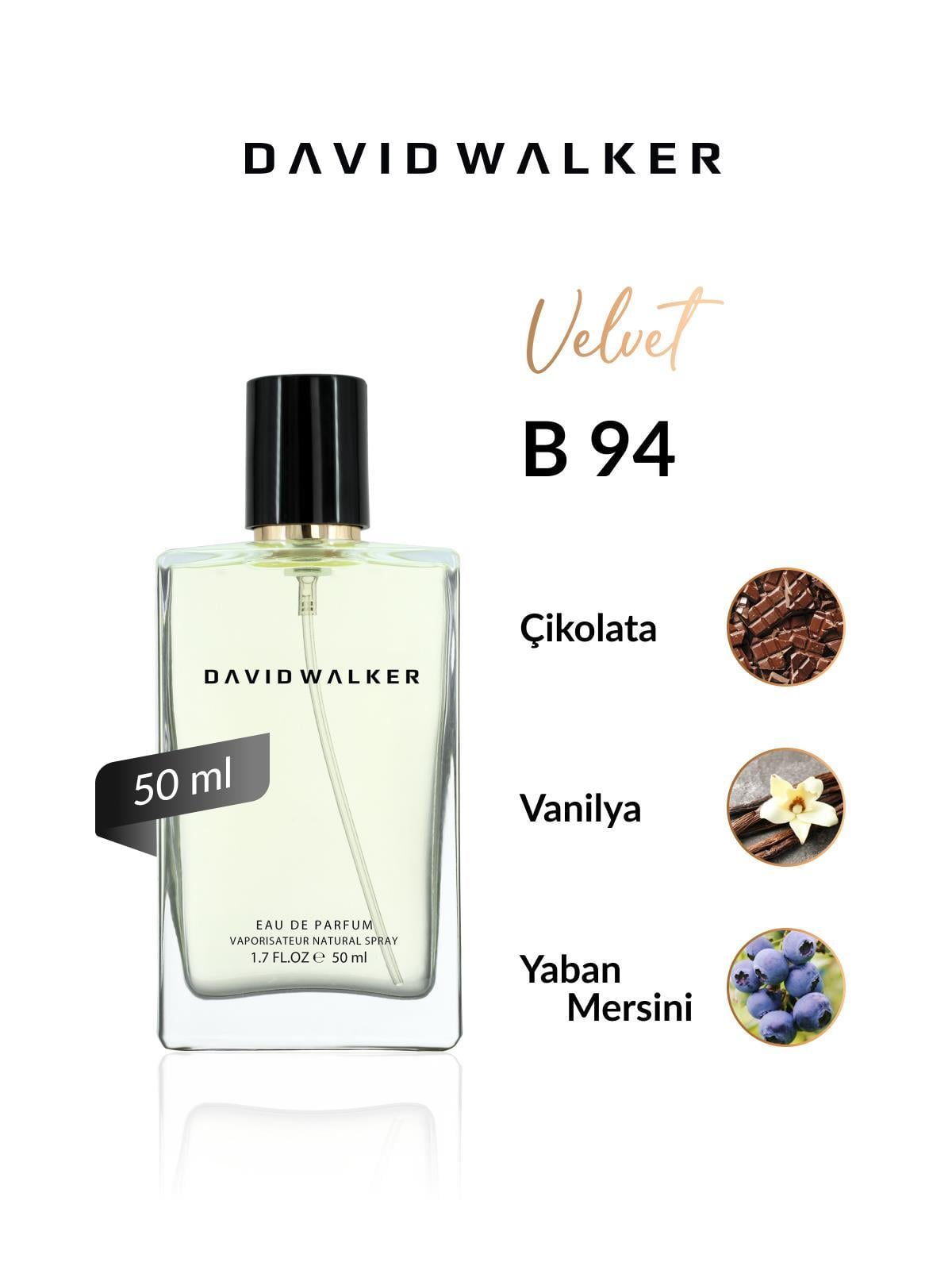 David Walker B94 Bristo 50 ml Kadın Parfüm | Velvet