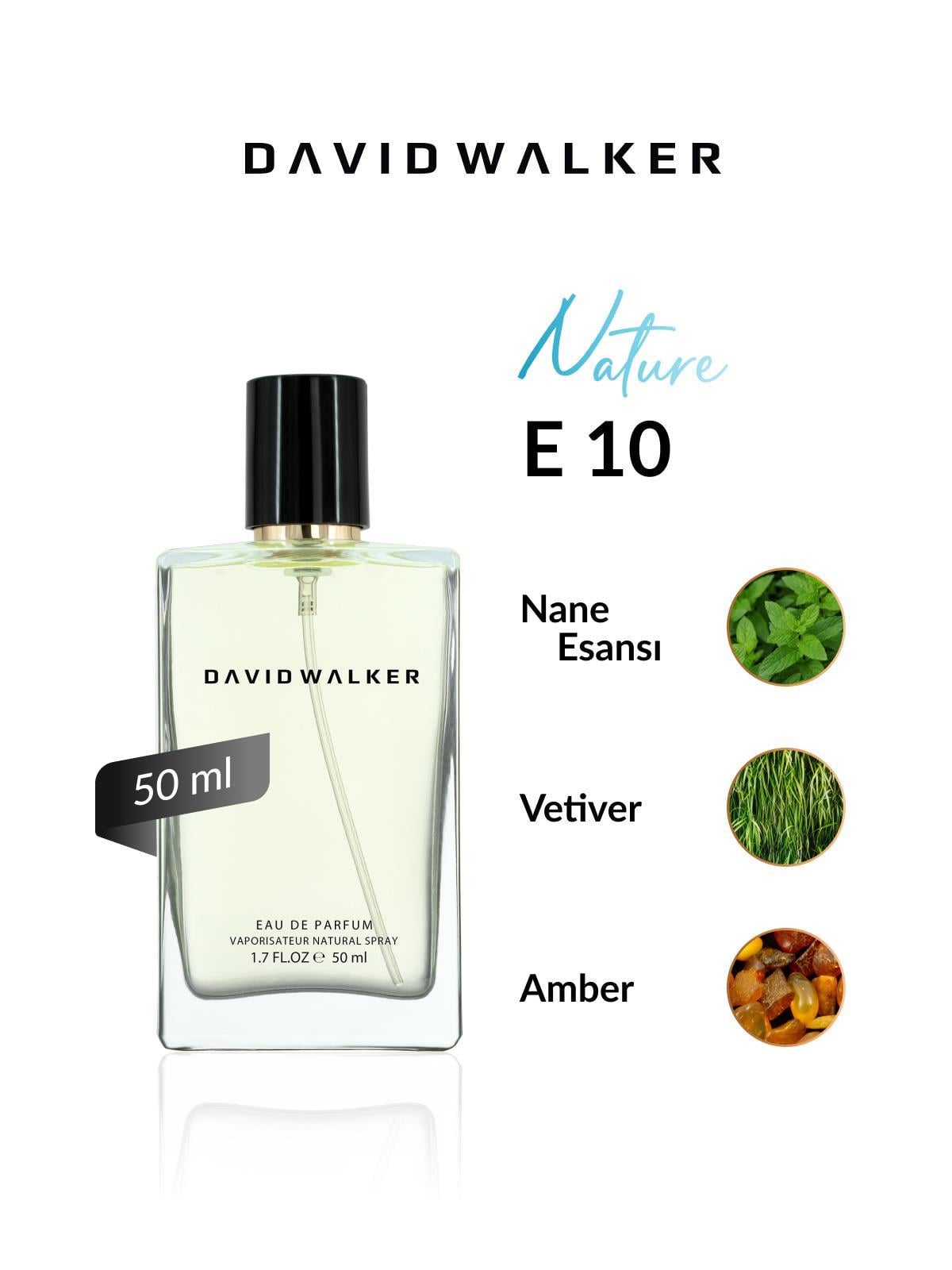 David Walker E10 Starblack 50 ml Erkek Parfüm | Nature