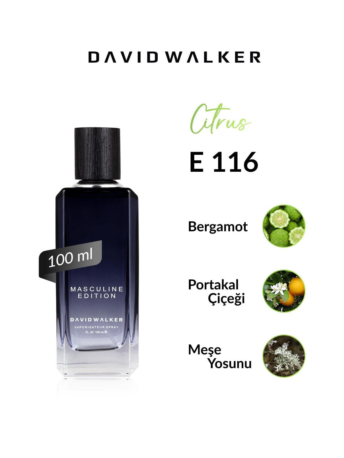 David Walker GARDENS E116 100ML Erkek Parfüm