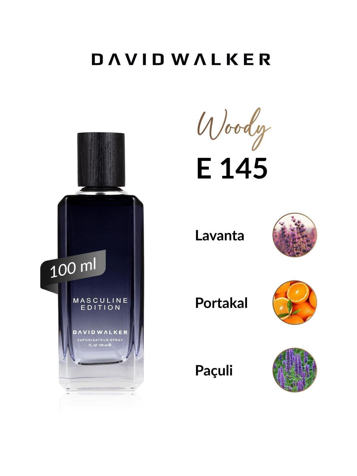 David Walker E145 Rick 100 ml Erkek Parfüm | Woody