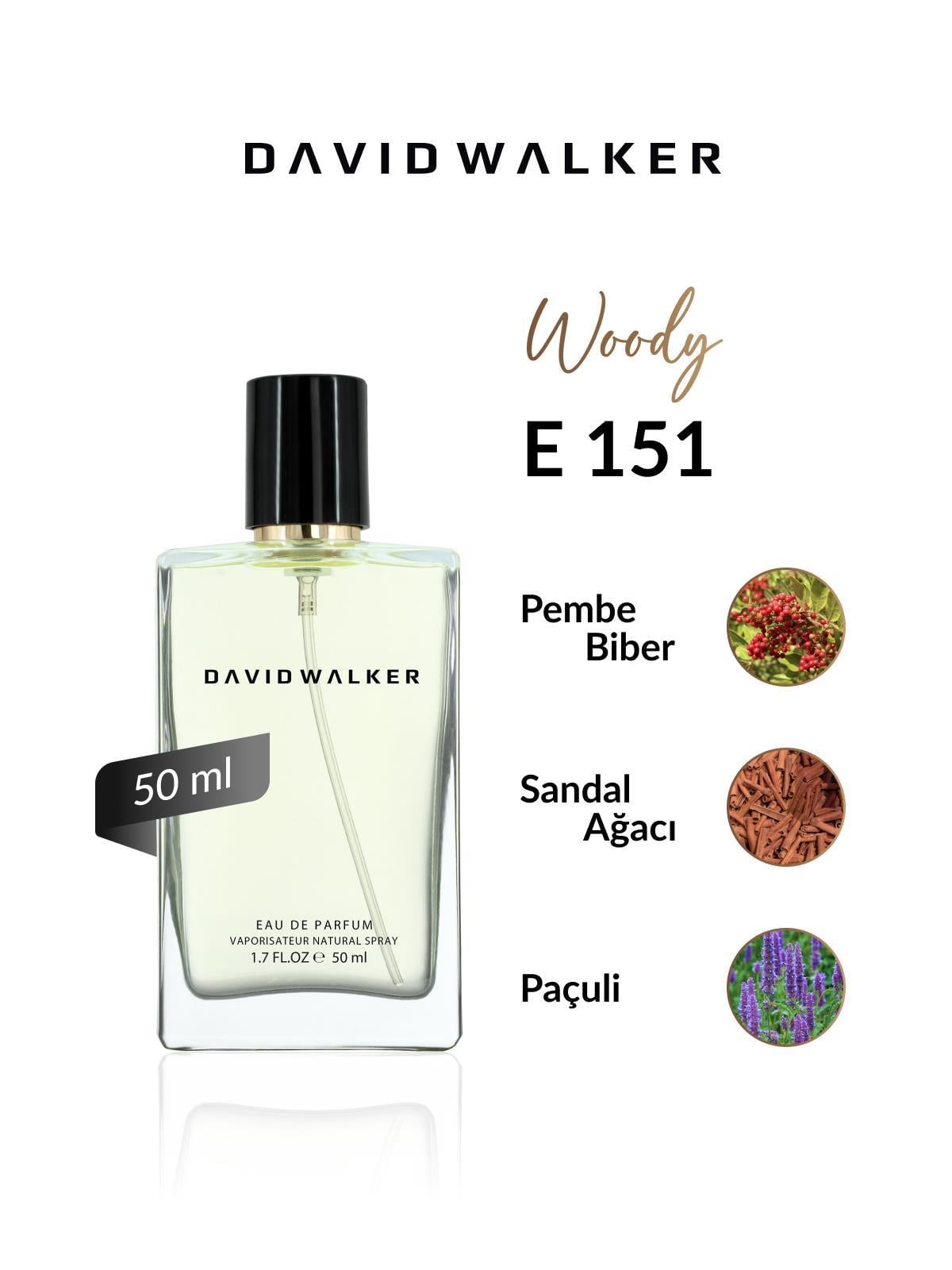 David Walker E151 David Walker 50 ml Erkek Parfüm | Woody