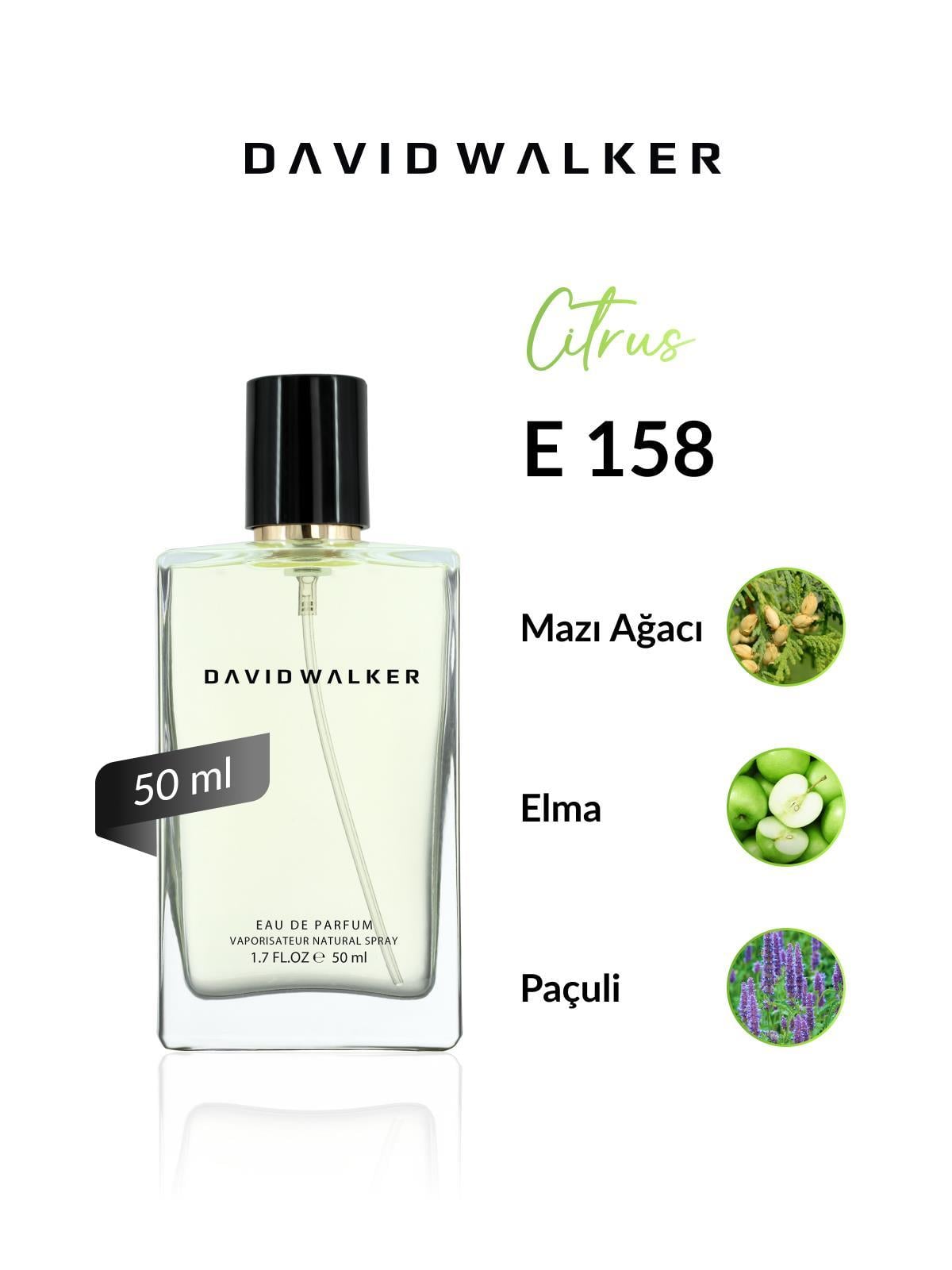 David Walker E158 Red Mod 50 ml Erkek Parfüm | Citrus