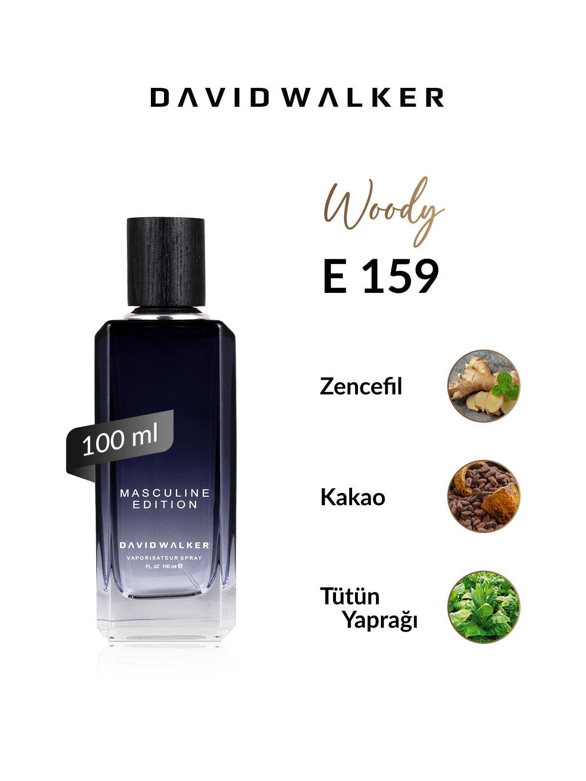 David Walker VANTES E159 100ML Erkek Parfüm