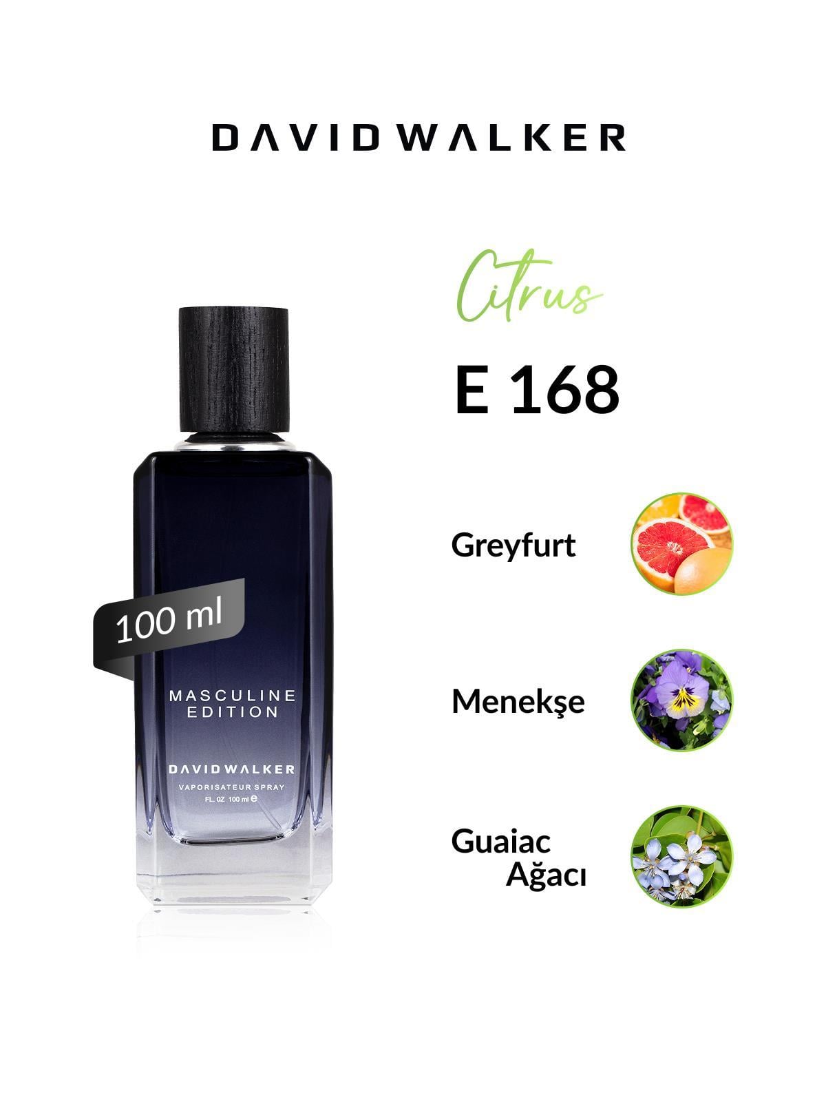 David Walker ACQUA E168 100ML Erkek Parfüm