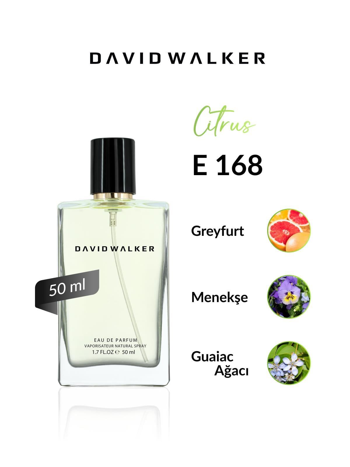 David Walker E168 Acqua 50 ml Erkek Parfüm | Citrus