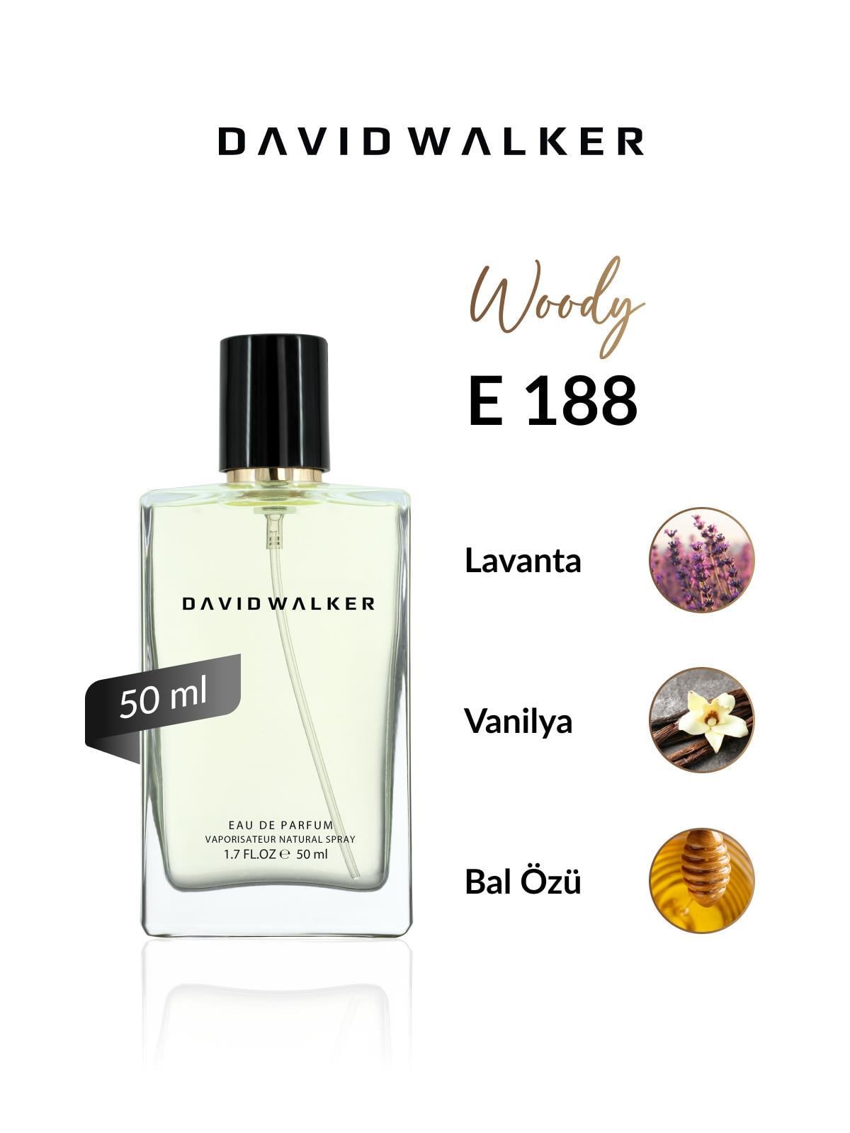 David Walker E188 Lizbon 50 ml Erkek Parfüm | Woody