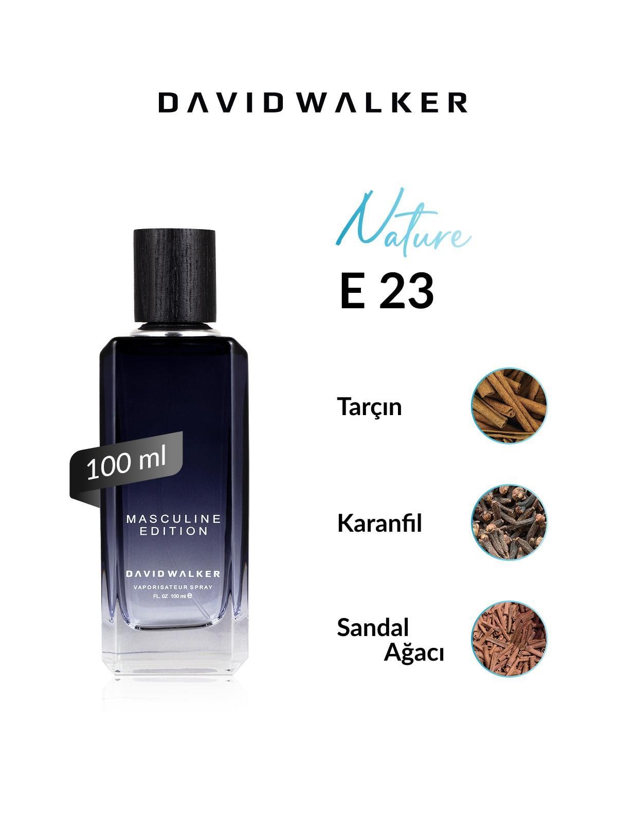 David Walker E23 Comer 100 ml Erkek Parfüm | Nature